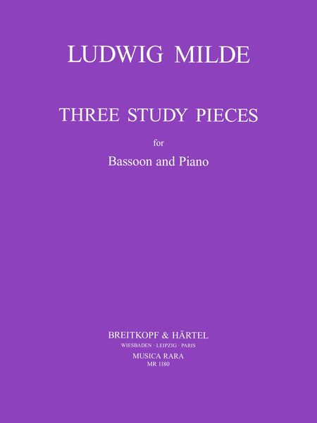 Drei Studien : For Bassoon and Piano / edited by William Waterhouse.