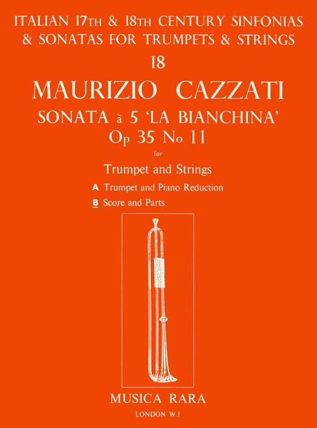 Sonata In C Major, Op. 35 No.11 (la Bianchina) : For Trumpet and Strings.
