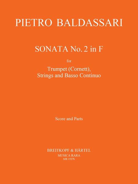 Sonata In F Nr. 2 : For Trumpet and Orchestra / edited by Robert P. Block and John Beer.