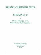 Sonata In C - Bicinia 75 : For Trumpet, Bassoon and Basso Continuo / edited by Robert P. Block.