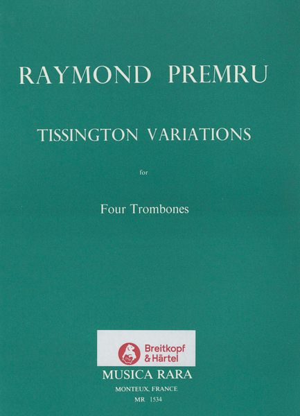 Tissington Variations : For 4 Trombones.