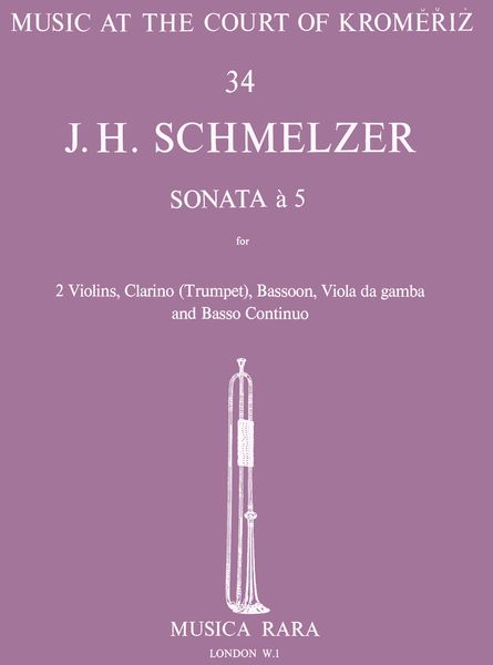 Sonata à 5 : For 2 Violins, Trumpet, Bassoon and Basso Continuo / edited by Peter Harland.