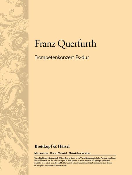 Concerto In E Flat Major : For Trumpet and Piano / edited by Peter Harland.