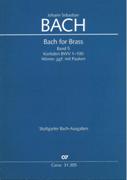 Bach For Brass, Vol. 5 : Kantaten, BWV 1-100 - Hörner, Ggf. Mit Pauken.