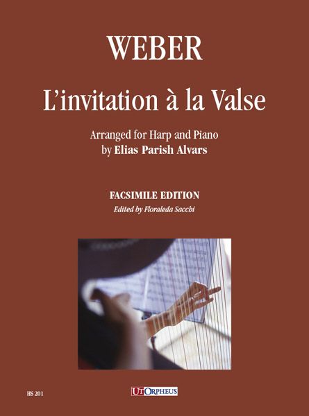 Invitation A la Valse : For Harp and Piano / arranged by Elias Parish Alvars.