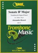 Sonate In B Flat Major : For Alto Trombone & Piano (Organ).