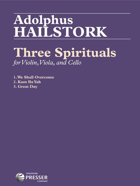 Three Spirituals : For Violin, Viola and Cello.