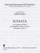 Sonata In D Major : For Mandolin and Basso Continuo.