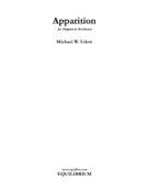 Apparition : For Solo Timpanist and Orchestra.