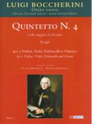 Quintetto N. 4 : For 2 Violins, Viola, Cello and Guitar / Ed. Fulvia Morabito and Andrea Schiavano.