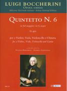 Quintetto N. 6 : For 2 Violins, Viola, Cello and Guitar / Ed. Fulvia Morabito and Andrea Schiavano.