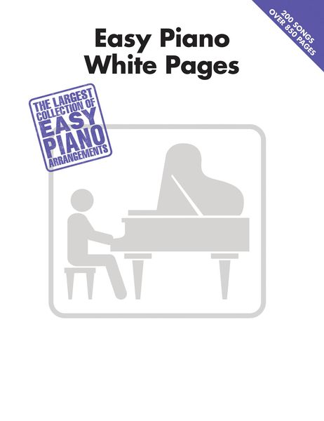 Easy Piano White Pages.