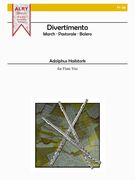 Divertimento : For Flute Trio.