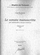 Sonate Manoscritte Per Violoncello E Basso Continuo, Vol. II / edited by Alessandro Bares.