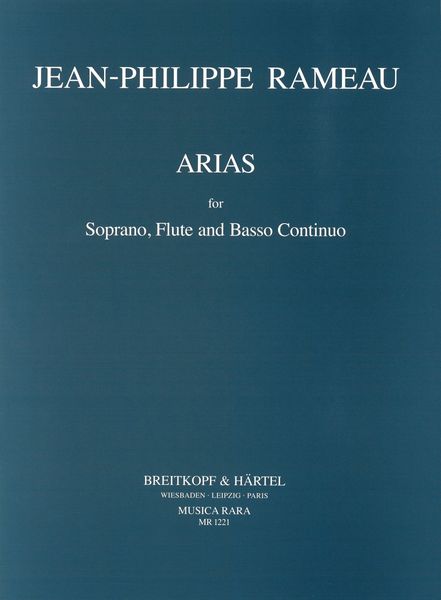 Arias : For Soprano, Flute and Continuo.