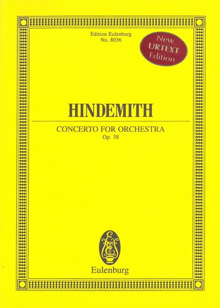 Concerto For Orchestra, Op. 38.