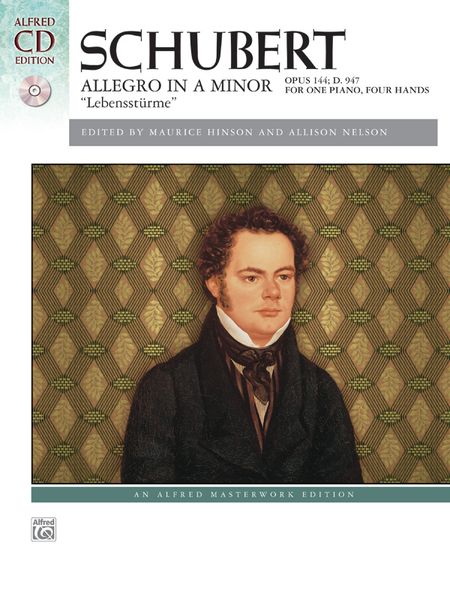 Allegro In A Minor (Lebensstürme) : For 1 Piano, 4 Hands / Ed. Maurice Hinson & Allison Nelson.
