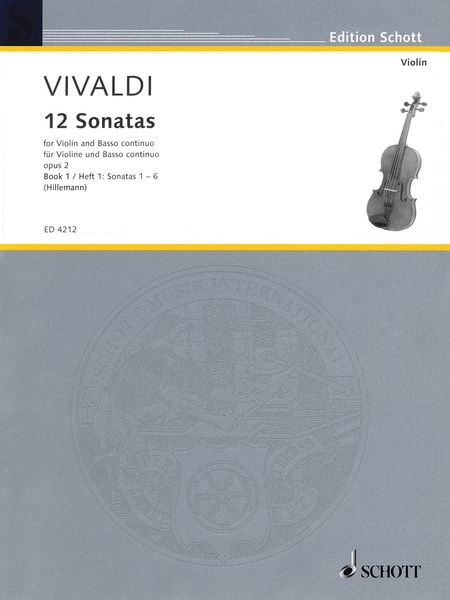Zwolf Sonaten Für Violine und Basso Continuo, Op. 2 : Nos. 1-6.