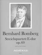 Streichquartett In E-Dur, Op. 60 / edited by Yvonne Morgan.