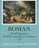 Zwölf Sonaten : Für Flöte und Basso Continuo - Band III, Sonaten 7-9 / Ed. Harry Joelson.