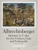 Quintett In C-Dur : Für Drei Violinen, Viola und Violoncello / edited by Bernhard Päuler.