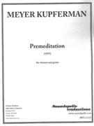 Premeditation : For Clarinet and Guitar (1975).