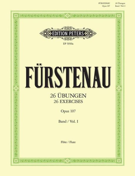 Twenty Six Exercises For Flute, Vol. 1.