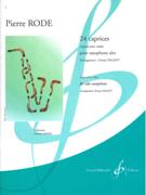 24 Caprices : Pour Saxophone Alto / arranged by Erwan Fagant.