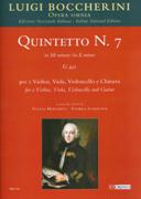 Quintetto N. 7 In Mi Minore, G.451 : Per 2 Violini, Viola, Violoncello E Chitarra.