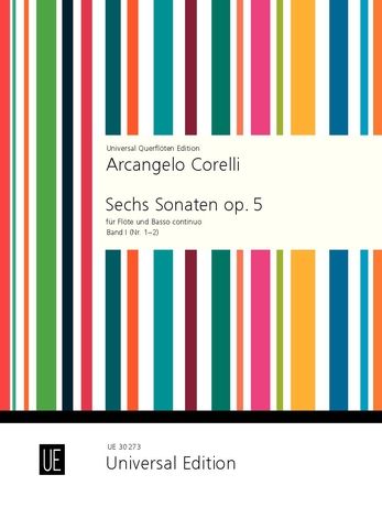 6 Sonatas Op. 5, Vol. 1 (Nos. 1-2) : For Flute and Basso Continuo.