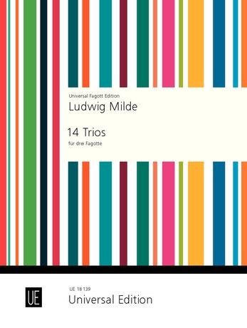 Fourteen Trios For Bassoons / edited by William Waterhouse.