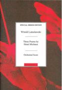 Three Poems by Henri Michaux : For 20-Part Choir Orchestra.