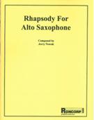 Rhapsody : For Alto Saxohone - Piano reduction.