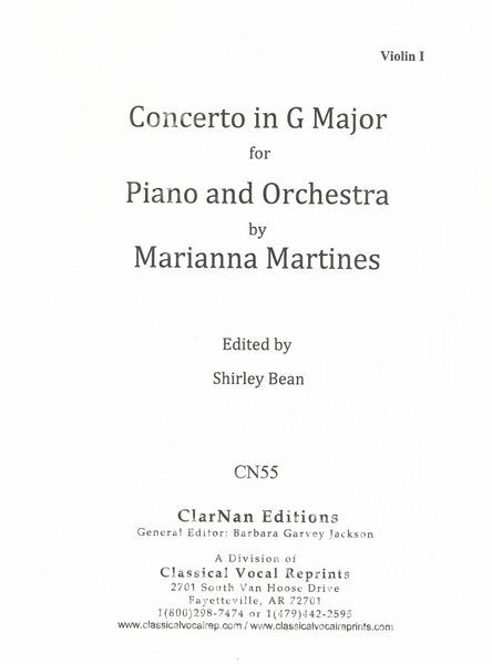 Concerto In G Major : For Piano and Orchestra - Orchestral Parts Set.