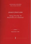 String Trio, Op. 24 (Ritornello Con Variazione).