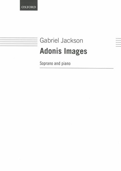 Adonis Images : For Soprano and Piano (2011).