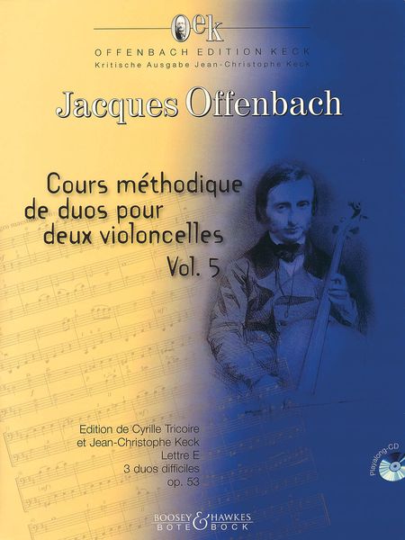 Cours Méthodique De Duos Pour Deux Violoncelles, Vol. 5 : Lettre E, 3 Duos Difficiles, Op. 53.