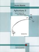Aphorisms II : Sechs Stücke Für Zwei Klarinetten (2009).