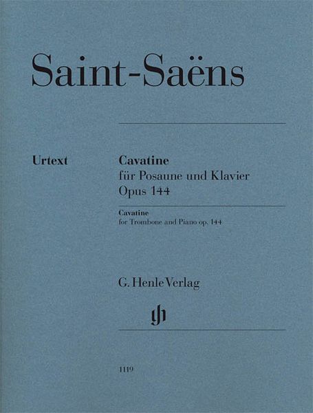 Cavatine, Op. 144 : For Trombone and Piano / edited by Dominik Rahmer.