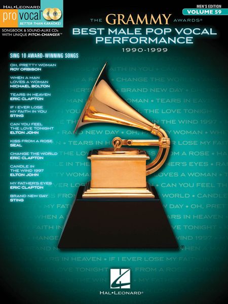 The Grammy Awards : Best Male Pop Vocal Performance, 1990-1999.