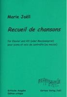 Recueil De Chansons : Pour Piano Et Voix De Contralto (Ou Mezzo) / Ed. Florence Doé De Maindreville.