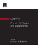 Konzert, Op. 12 : Für Violine und Blasorchester (1924) / edited by Andreas Eichhorn.