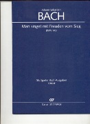 Man Singet Mit Freuden Vom Sieg, BWV 149 : Kantate Für Den Michaelistag / Ed. Ingrid Jach.