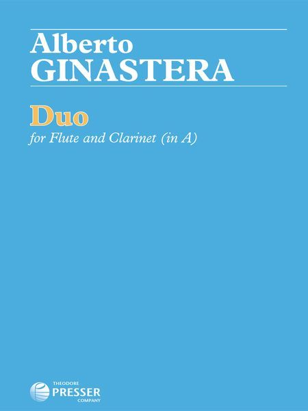 Duo : For Flute and Clarinet (In A) / Adapted by Daniel Dorff.