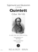 Quintett C-Dur, NV 105 : Für Harfe, Flöte, Horn, Violine und Viola / edited by Bert Hagels.