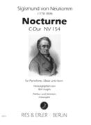 Nocturne C-Dur, NV 154 : Für Pianoforte, Oboe und Horn / edited by Bert Hagels.