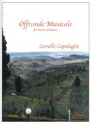 Offrande Musicale, Op. 16 : For Clarinet and Piano (1974).