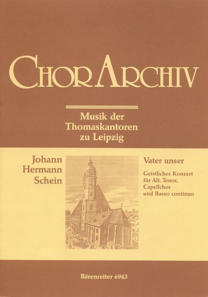 Vater Unser : Geistliches Konzert Für Alt, Tenor, Capellchor und Basso Continuo.