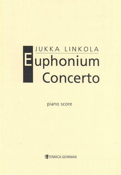 Euphonium Concerto - reduction For Euphonium and Piano (1996).