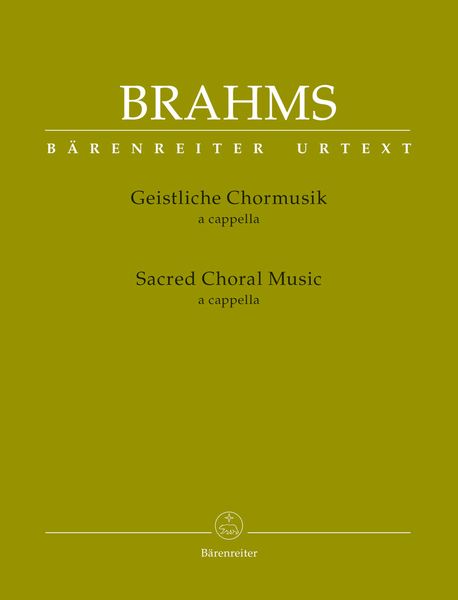 Geistliche Chormusik A Cappella / edited by Peter Schmitz.